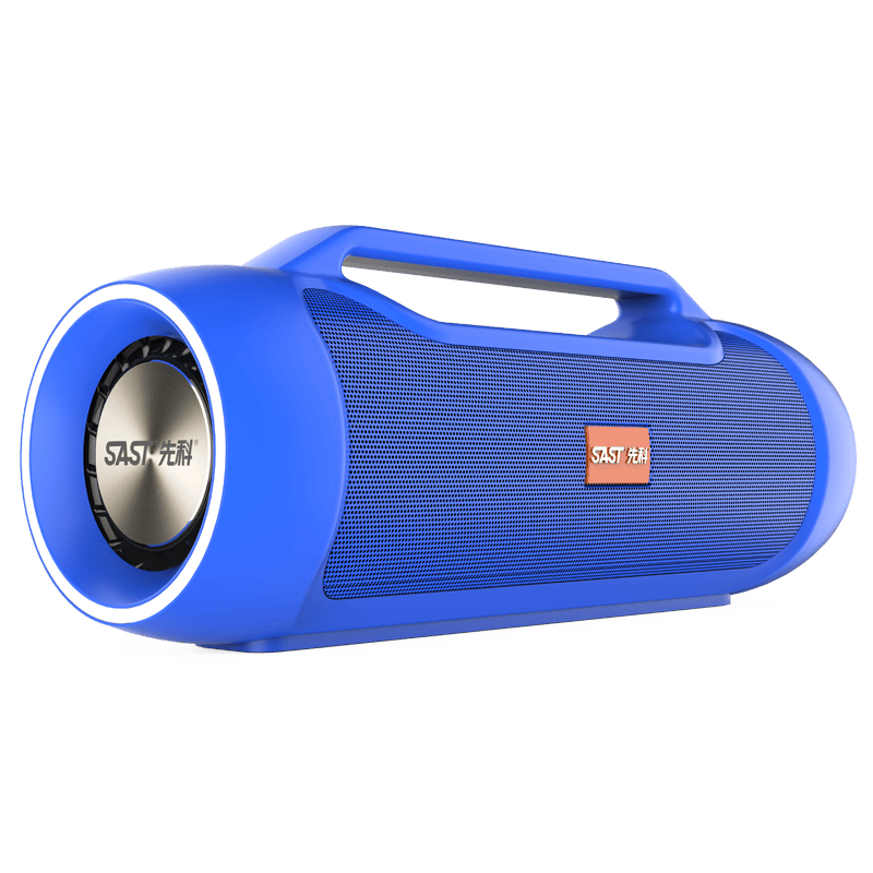 先科(sast)v8蓝 广场舞无线蓝牙音箱便携式户外小音响手机电脑移动