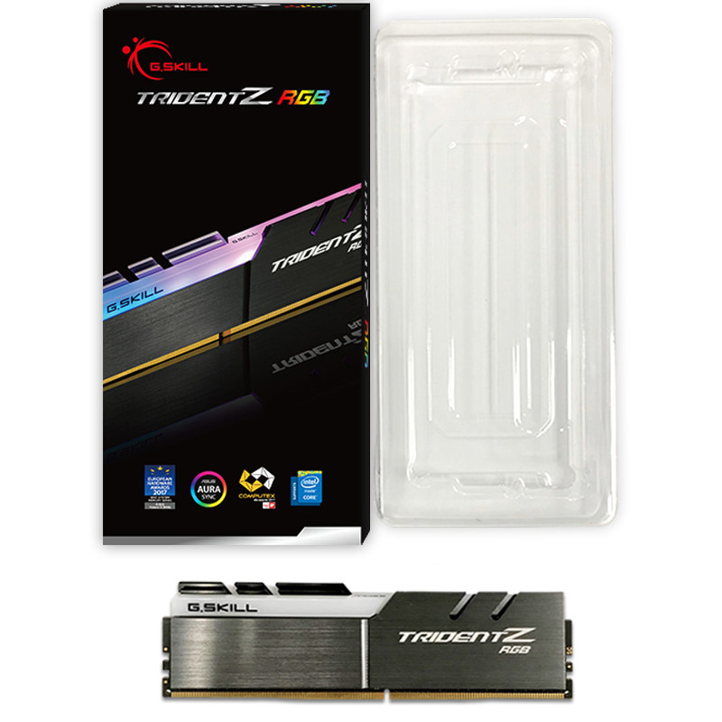 芝奇（G.SKILL）16GB 3000频率 DDR4 台式机内存条 幻光戟RGB灯条(C16)