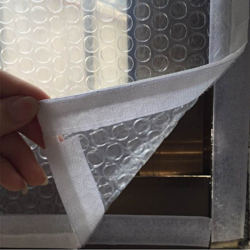 漂傲冬季保暖窗帘拉链保温窗户风阳台尘隔断透光寒密封挡风 带拉链