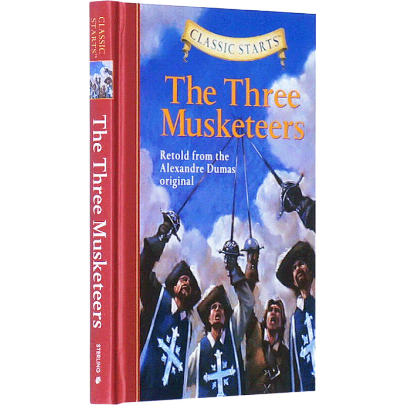Classic Starts系列 The Three Musketeers 三个火枪手 英文原版儿童小说 世界经典名著 精装版