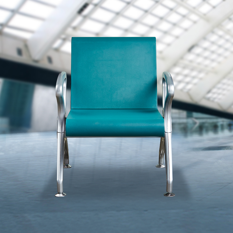 万美聚机场椅公共钢制排椅银行等候椅医院候诊椅加厚输液椅车站椅pu