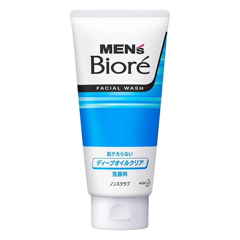 花王 (kao) 日本直邮 花王碧柔洗面奶洗面膏男士洁面130g 冰凉薄荷