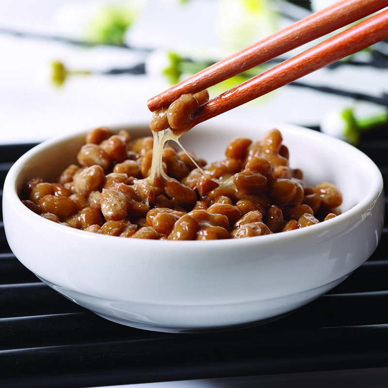 聚鲜品 燕京即食纳豆（小粒） 拉丝纳豆 选用有机黄豆发酵制作即食拉丝 50g/盒*18盒