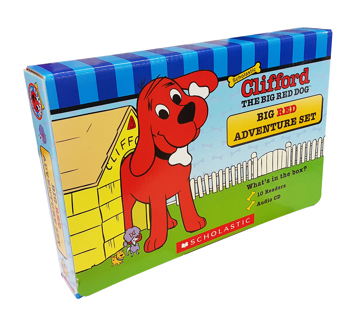 学乐 Clifford The Big Red Dog 大红狗系列 10册盒装附原版CD 儿童绘本书 英文原版 经典儿童图画书儿童启蒙阅读英语学习入门故事童书 