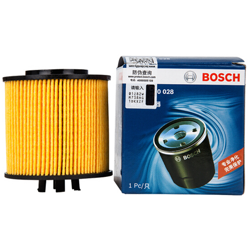 博世(BOSCH)機(jī)油濾芯濾清器0028朗逸寶來(lái)POLO邁騰速騰高爾夫6/斯柯達(dá)速派明銳
