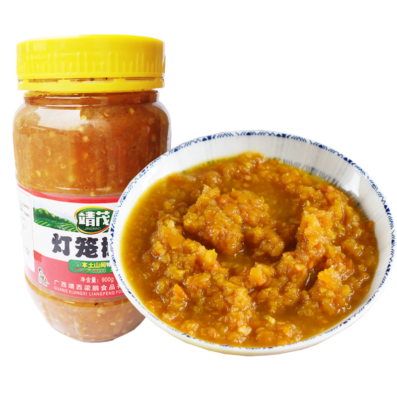 靖茂(jingmao)广西特产靖茂黄灯笼辣椒酱农家香辣酱剁椒辣椒酱灯笼椒