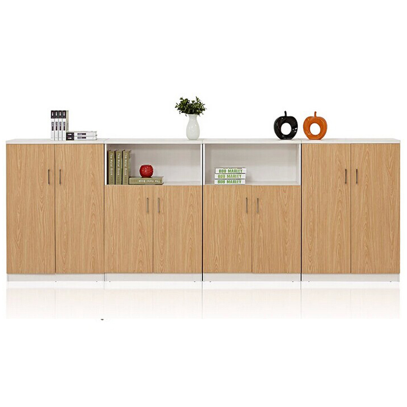 of) 上海办公家具 办公室文件柜 板式矮柜子玻璃双开门资料档案柜书架