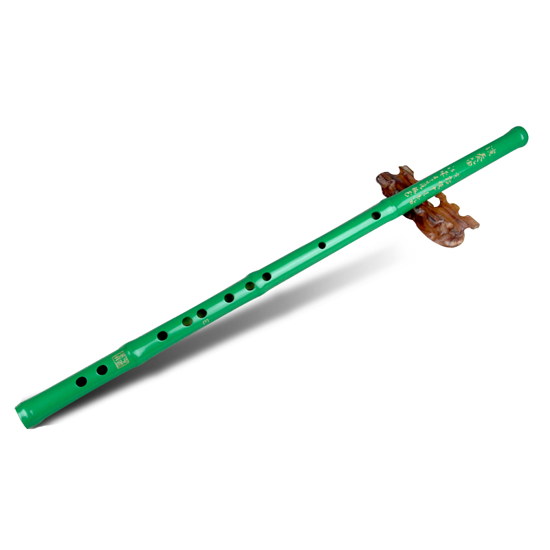 玉屏箫笛 紫竹一节笛子 绿色 玉屏笛 笛子 乐器 定制款 姚茂顺制 大