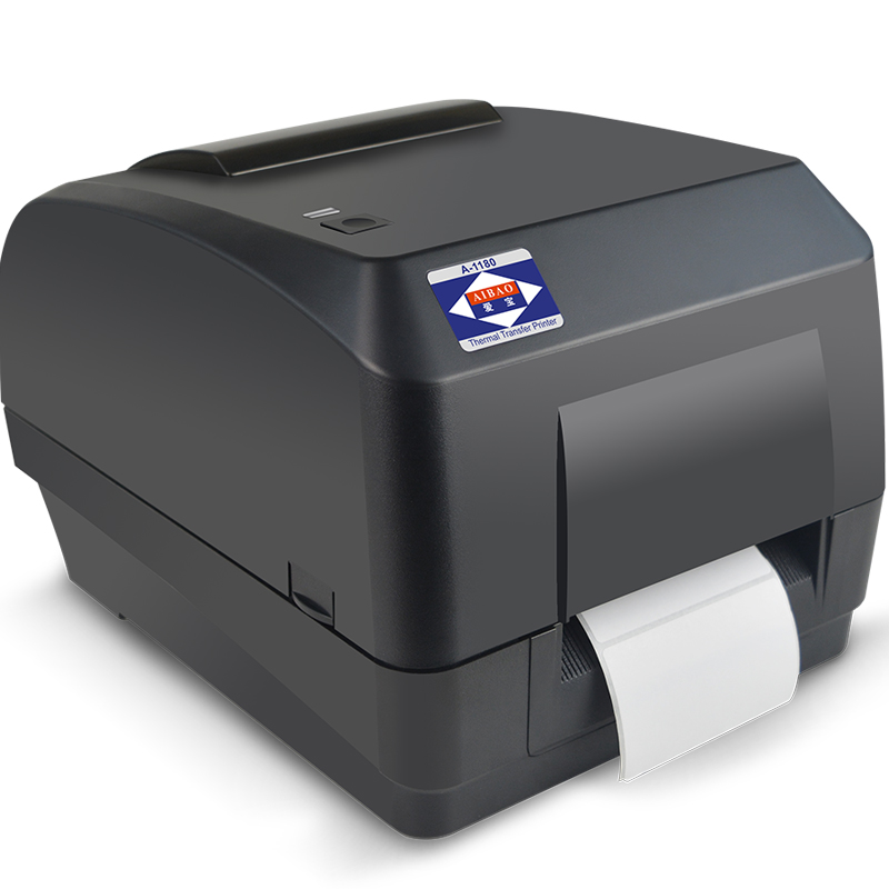 爱宝a-1180热转印条码打印机 热敏标签 不干胶碳带打印机