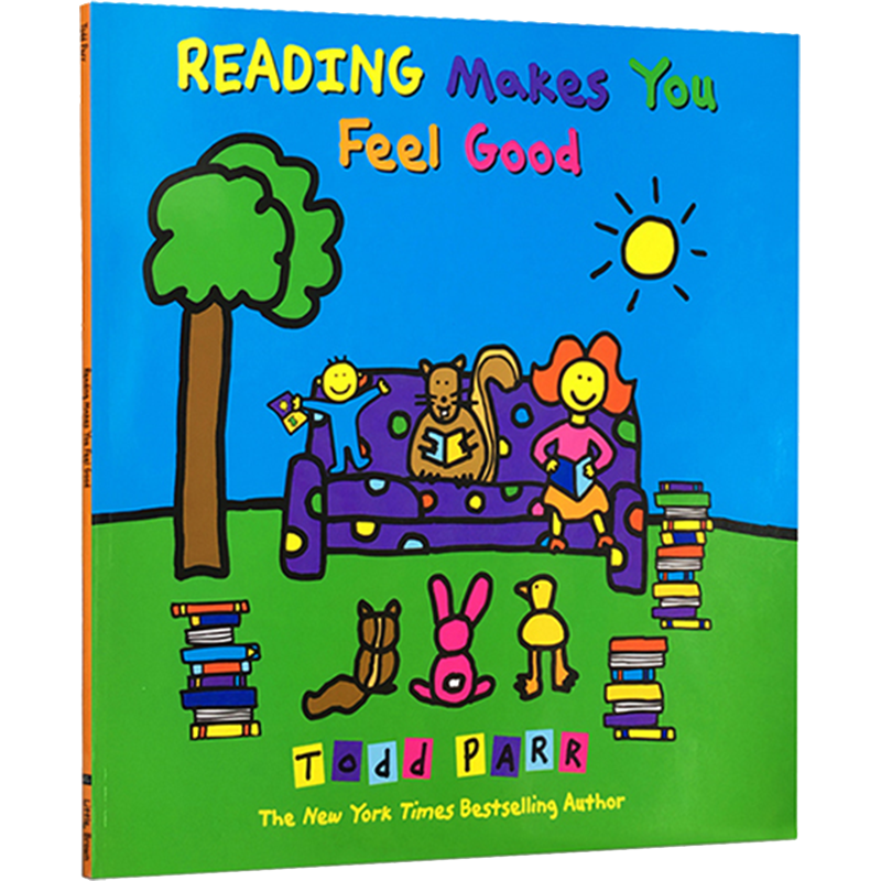 Reading Makes You Feel Good 英文原版绘本 Todd Parr 儿童图画书