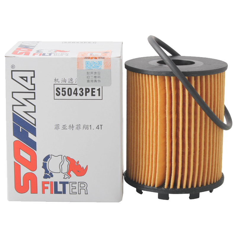 索菲瑪機(jī)油濾清器機(jī)油濾芯S5043PE1菲亞特菲翔致悅500C吉普自由俠指南者