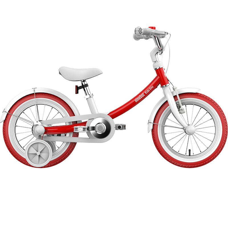 九号（Ninebot） 14寸童车优雅款 4-5-6-7-8岁小孩宝宝男女童脚踏车自行车 小孩宝宝女童单车14寸红色