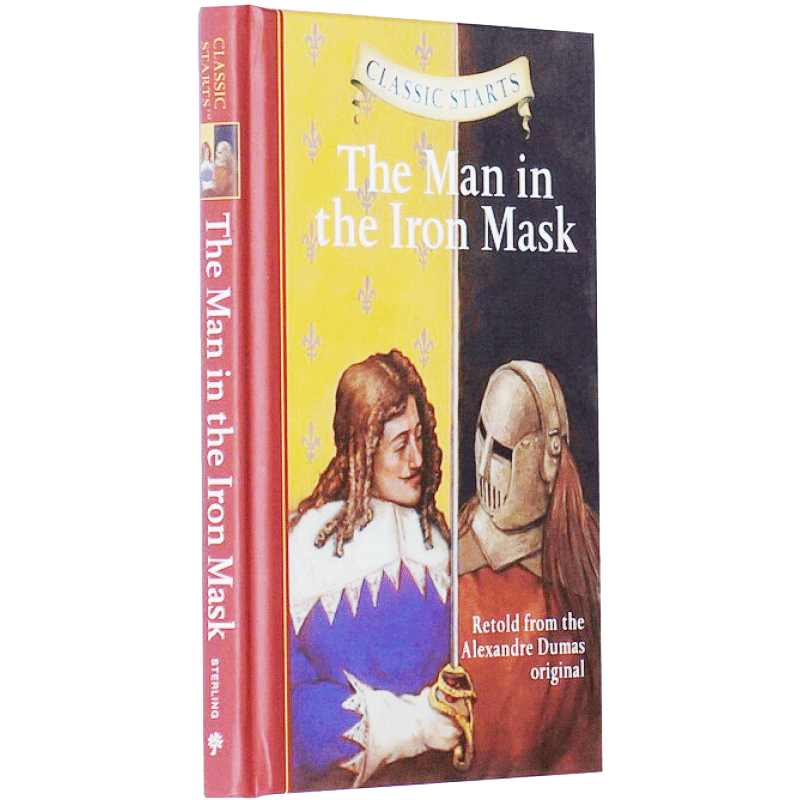 Classic Starts系列 The Man in the Iron Mask 铁面王子 铁面人 英文原版儿童小说 世界经典名著 精装版