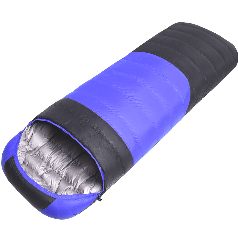 百亿补贴:凯路德(KAIROAD)羽绒睡袋成人户外加厚保暖冬季露营室内午休酒店隔脏羽毛绒 【1900g】加宽睡袋-蓝色167.4元