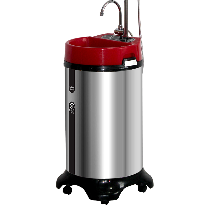 全家旺電熱水器可移動(dòng)洗澡機(jī)戶外農(nóng)村家用斷電式沐浴儲(chǔ)水式速熱淋浴大容量出租房洗澡80L小型衛(wèi)生間 2020至尊斷電升級(jí)款（金桶紅蓋）