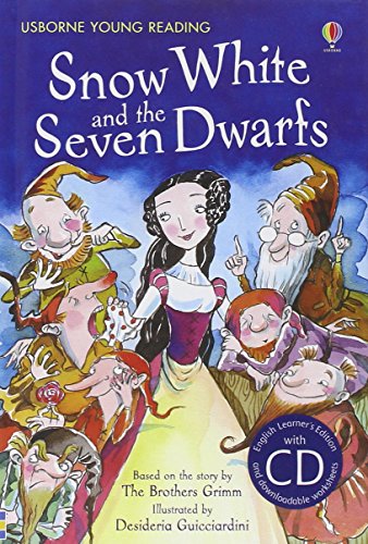 Snow White And The Seven Dwarfs + Cd Usborne英文原版