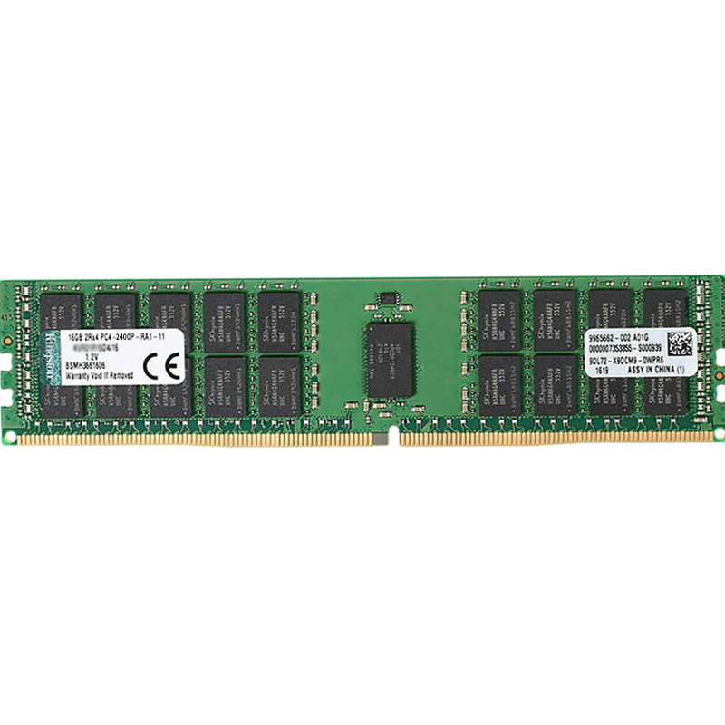 金士顿（Kingston）DDR4 2400/2666/3200 4代服务器内存条RECC RDIMM ECC REG工作站内存 DDR4 2400频率 RECC 服务器内存 32GB 1条
