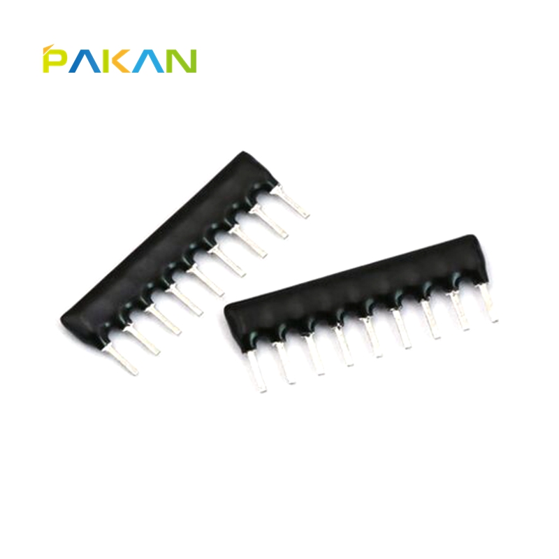 pakan 9脚排阻 9p 10k 排电阻器 a09-103  脚距2.54mm (10个)