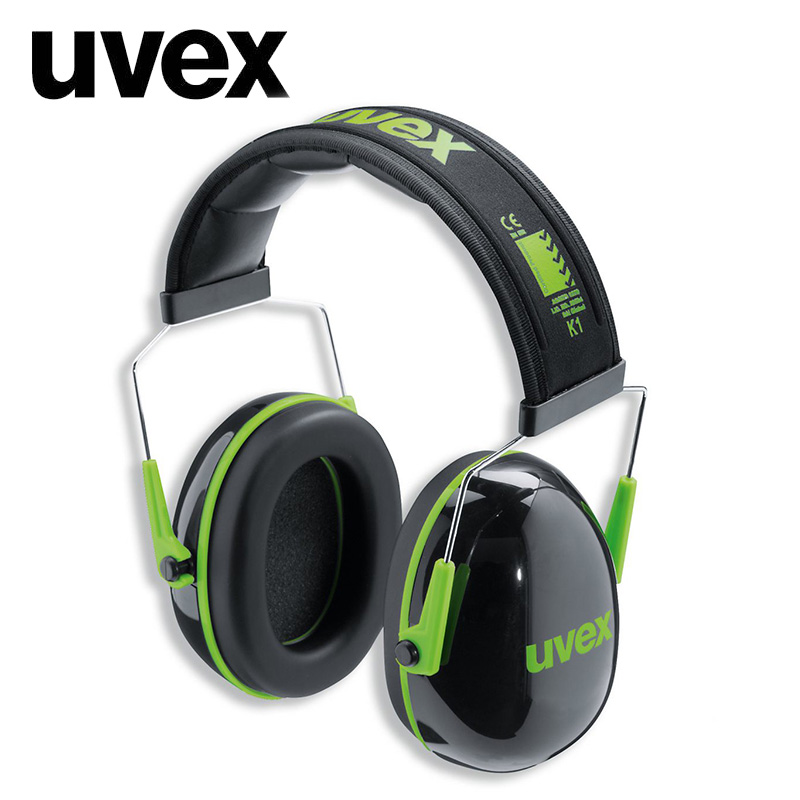 uvex 优维斯 K1/K2/K3 隔音耳罩睡眠耳塞用专业舒适防噪音睡觉学生学习防吵降噪工业耳罩 K1耳罩