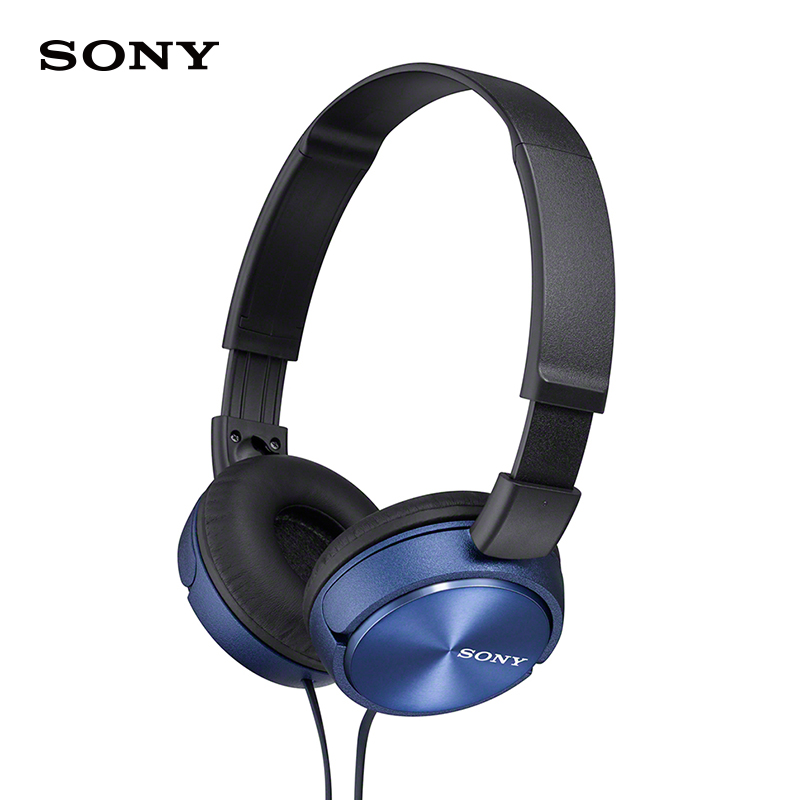 索尼（SONY） MDR-ZX310 头戴式立体声耳机  蓝色