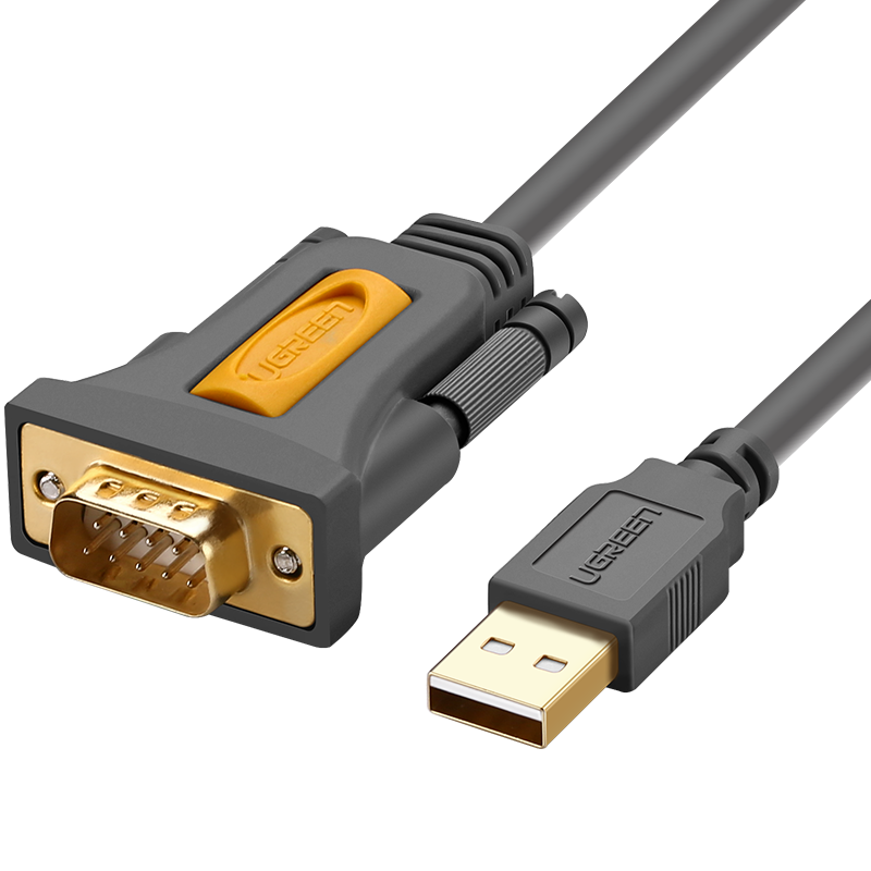 绿联（UGREEN）USB转RS232串口线，稳定输出长时间工作