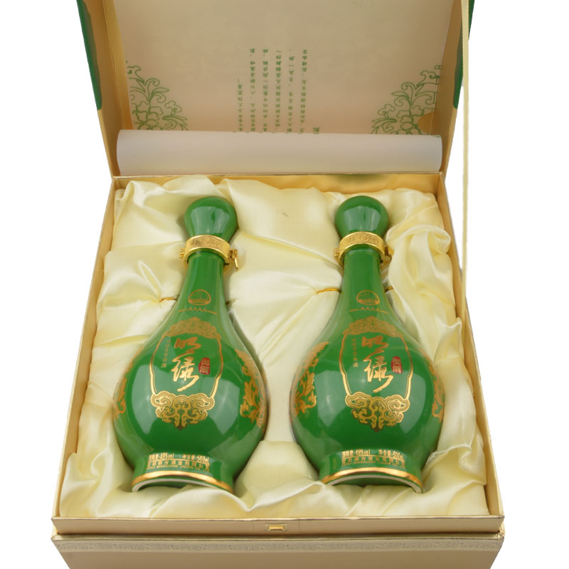 明光 明绿系列明绿御酒 明绿香型 白酒 4A 48° 500ml 礼盒装2瓶
