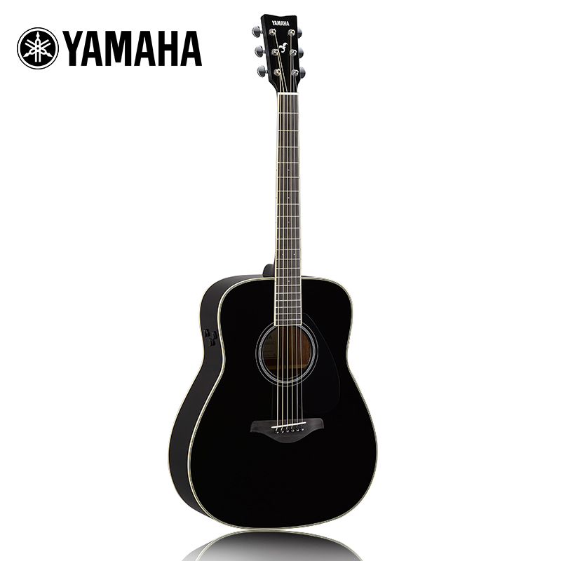 雅马哈（YAMAHA）FGTA BL加振吉他单板电箱民谣木吉他黑色41英寸