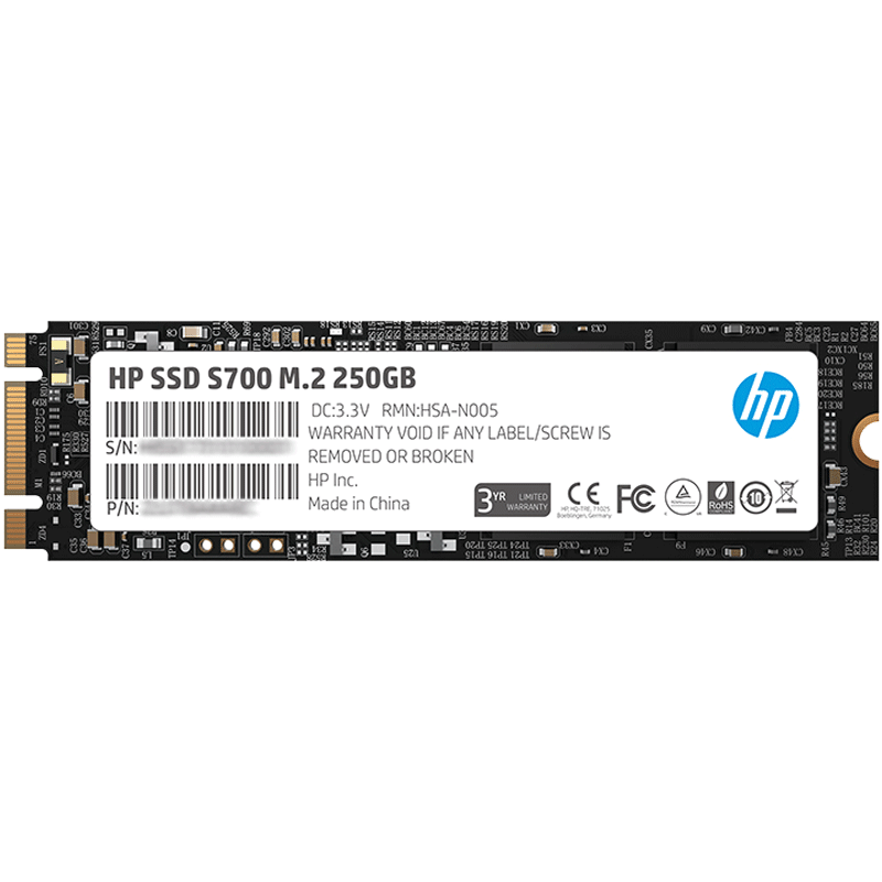 HP 惠普 S700 M.2 固态硬盘 250GB（SATA3.0）