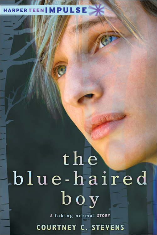 the blue-haired boy