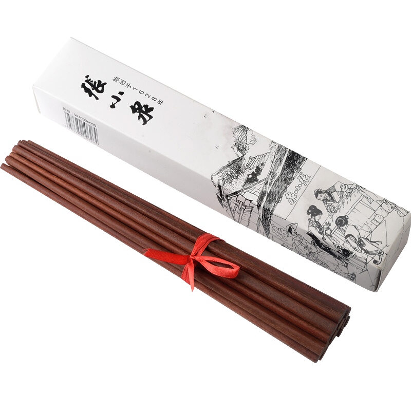 张小泉品牌的优质无漆红檀木筷子十双套装价格走势及评测