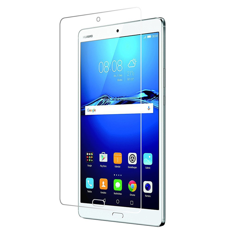4英寸钢化膜屏幕保护贴膜适用于华为m3平板电脑btv-w09/dl09 防爆钢化