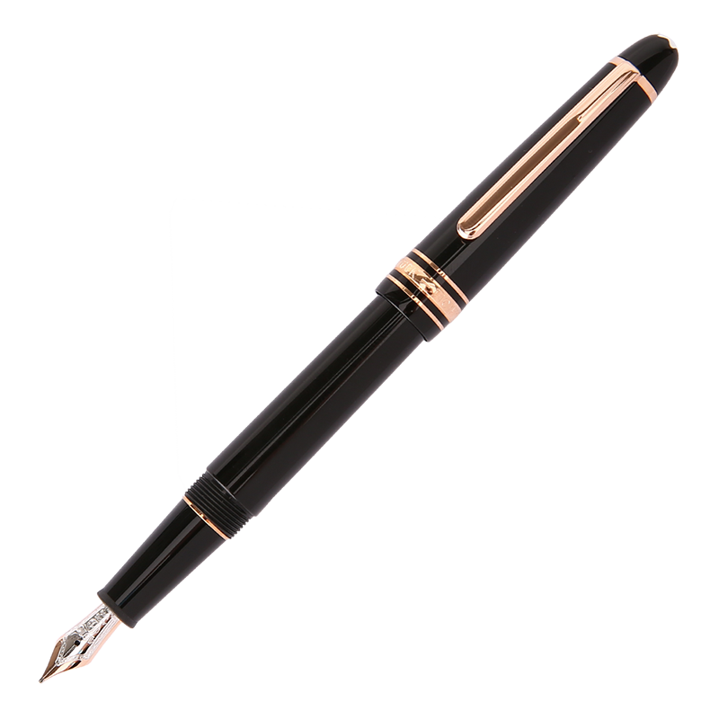 万宝龙MONTBLANC大班145镀玫瑰金色钢笔F尖/112675/132484礼物