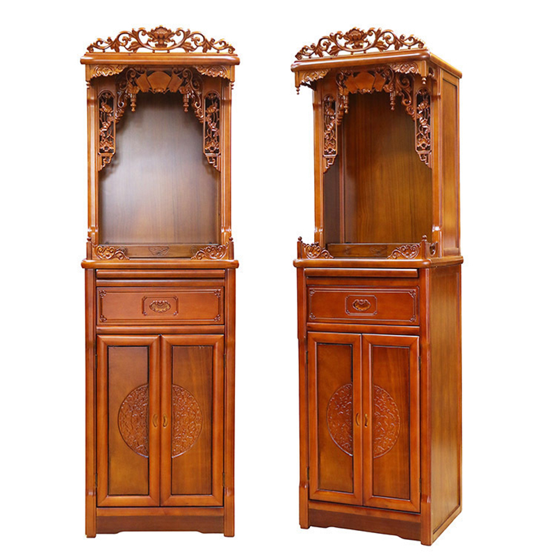 九黎 实木立柜供桌 供台 现代 简约带门家用财神柜