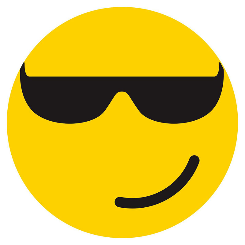 美特装饰贴个性diy墙贴儿童房笑脸贴纸办公室创意emoji表情贴画 耍酷