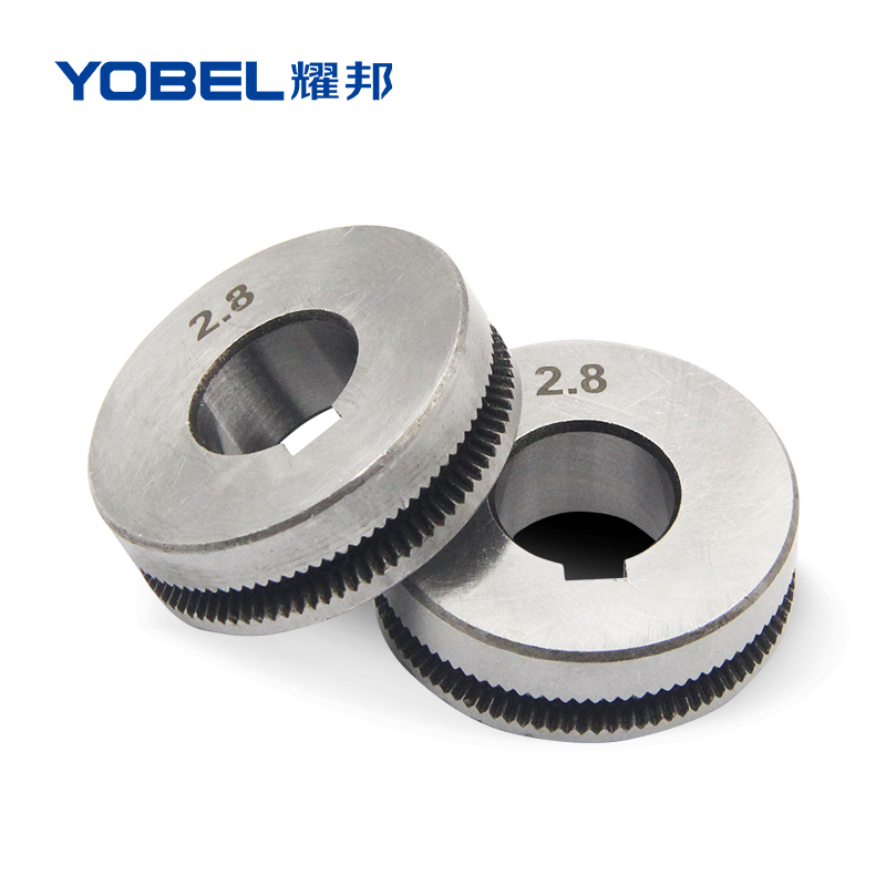 yobel 代振康双驱双轴气保焊送丝机送丝轮 2.8药芯焊丝送丝齿轮36x151