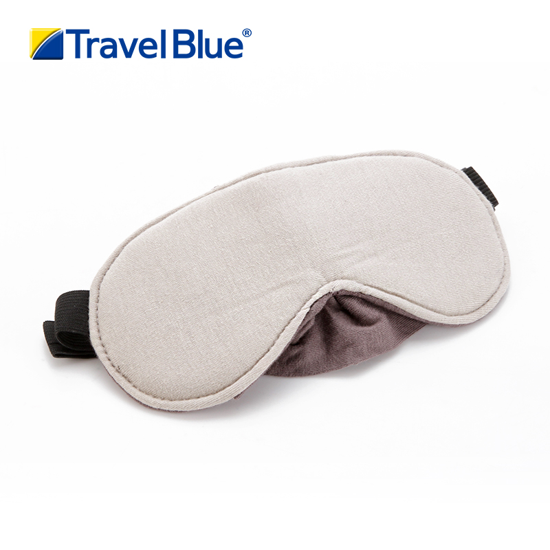 蓝旅（TRAVEL BLUE）纯棉透气舒适眼罩睡眠遮光男女通用旅行午休护眼罩