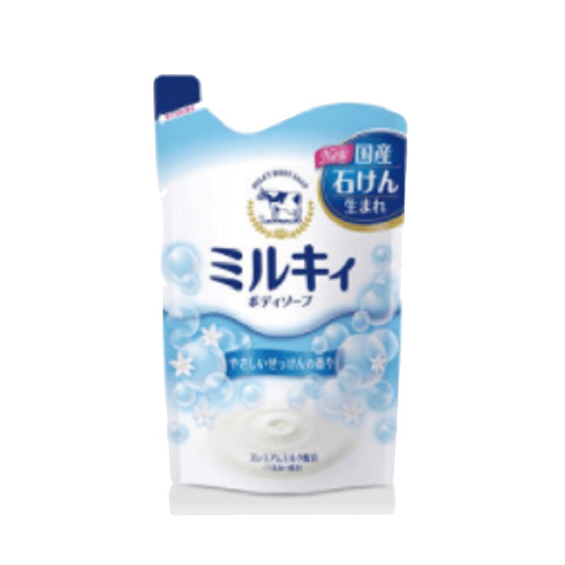 牛乳石碱（COW）温和皂香沐浴乳沐浴露补充装400ml 日本进口7552913