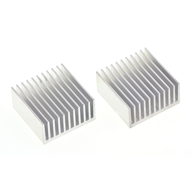 taotimeclub 纯铝 芯片散热片 功放散热器 40*40*20mm 铝型材散热块