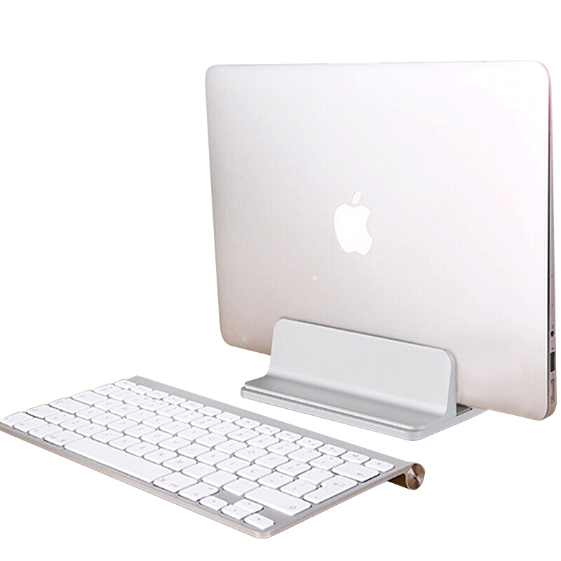 倍方 铝合金笔记本电脑支架 立式电脑支架 桌面收纳架子 笔记本支架 金属电脑底座托架 有助笔记本散热
