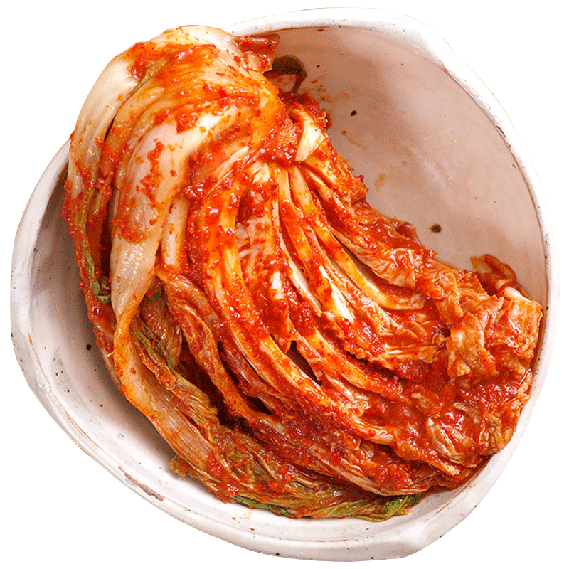 饑餓小豬辣白菜下飯菜韓式切件白菜泡菜咸菜下飯拌飯菜開(kāi)袋即食 辣白菜150g*6袋