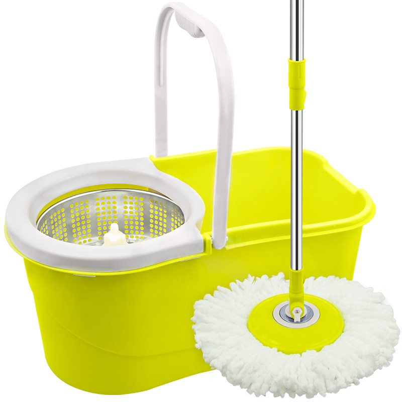 绿之源 旋转拖把轻舞款 家用自动甩干手压式拖地甩干地拖墩布拖布省力