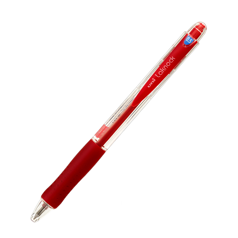 uni-ball （三菱）原产进口 按动圆珠笔 SN-100 学生办公文具 按压式圆珠笔 0.5mm 红色笔 1支实付13.32元,折合4.44/件