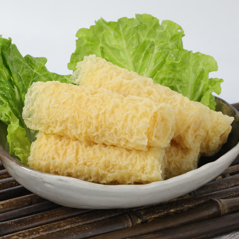 素品无记 开远特产黄金豆卷(腐皮卷)360g 火锅快手菜 3秒即熟