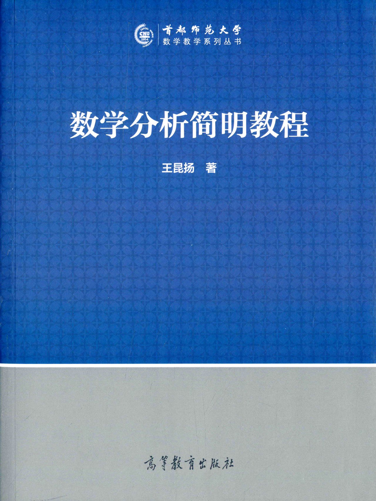 首都师范大学数学教学系列丛书:数学分析简明教程 王昆扬