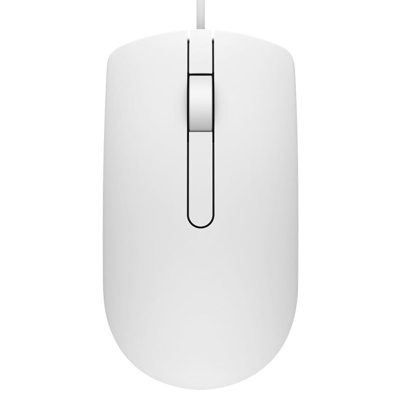 戴尔（DELL）MS116 鼠标有线  商务办公经典对称 有线鼠标 USB接口 即插即用 鼠标 （白色) 29.9元