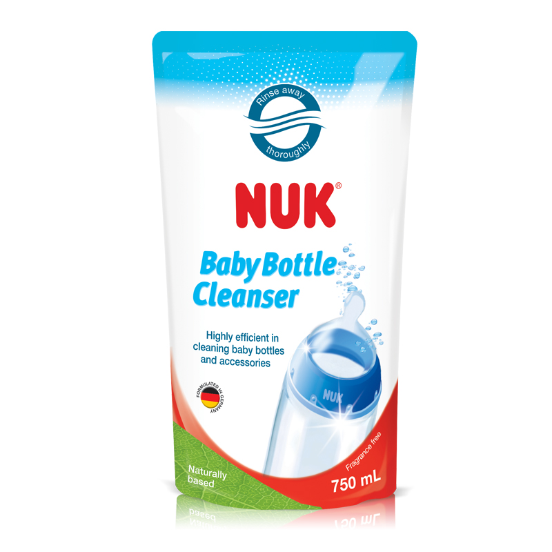 NUK奶瓶清洗剂奶嘴水杯清洁液婴儿宝宝用品餐具玩具洗涤清洁剂750ml