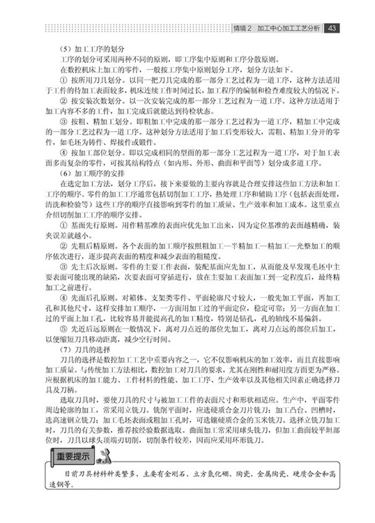 加工中心编程与零件加工技术详情图