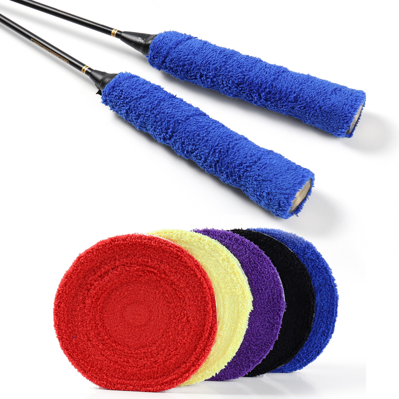 大盘毛巾胶10米 防腐防臭羽毛球手胶 大卷网球拍吸汗带 超纤防滑把胶