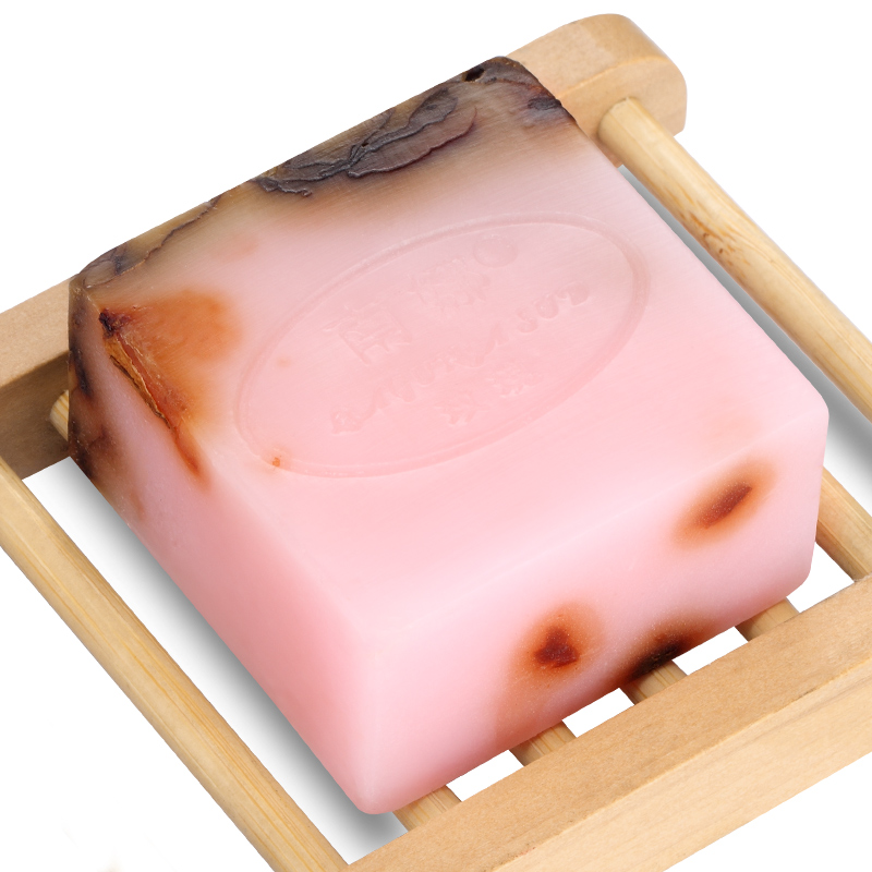 南娜（lagunasud） 天然手工精油皂 深层清洁祛油控痘洁面皂去角质男女士洗脸皂 玫瑰精油皂 100g