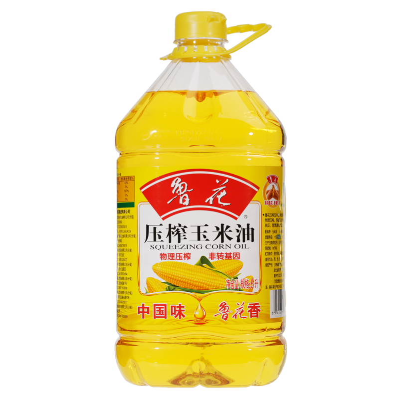 鲁花 食用油  玉米油 桶装 5L